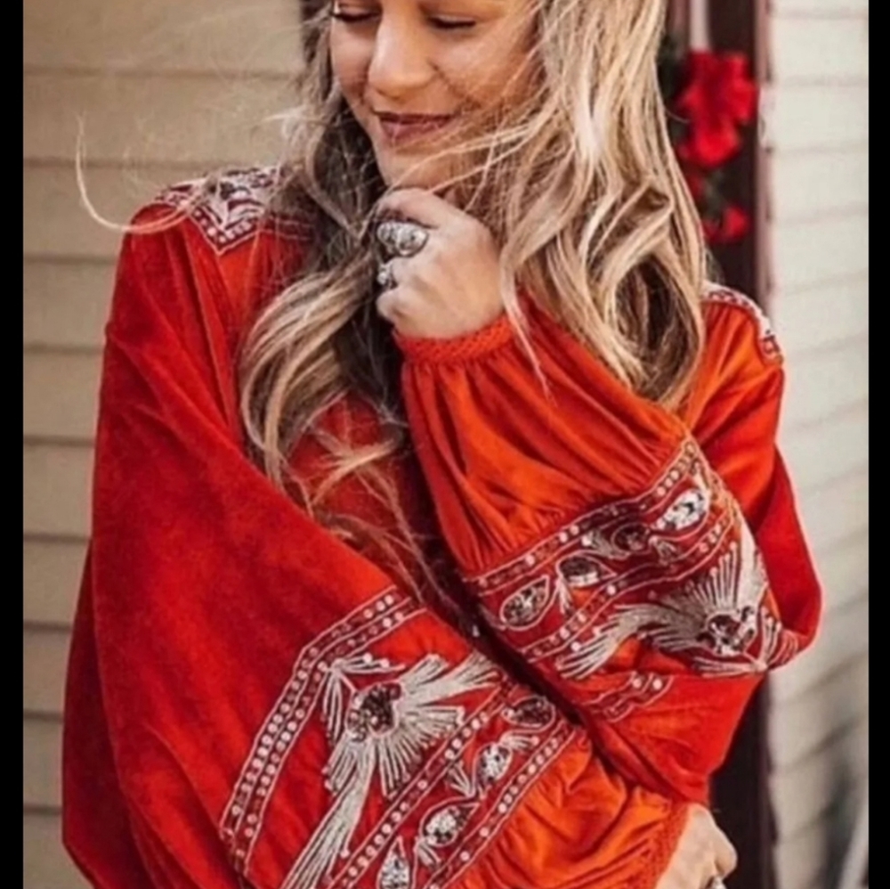 Free people Hearts Aflame Top - Picture 6 of 8